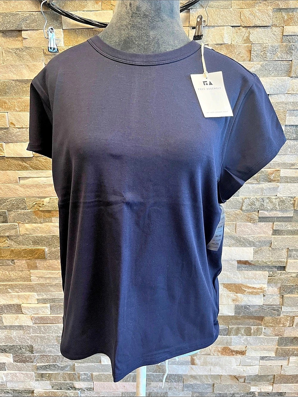 Figs Catarina One-Pocket Scrub Top Short Sleeve Top in Blue XXL NWT